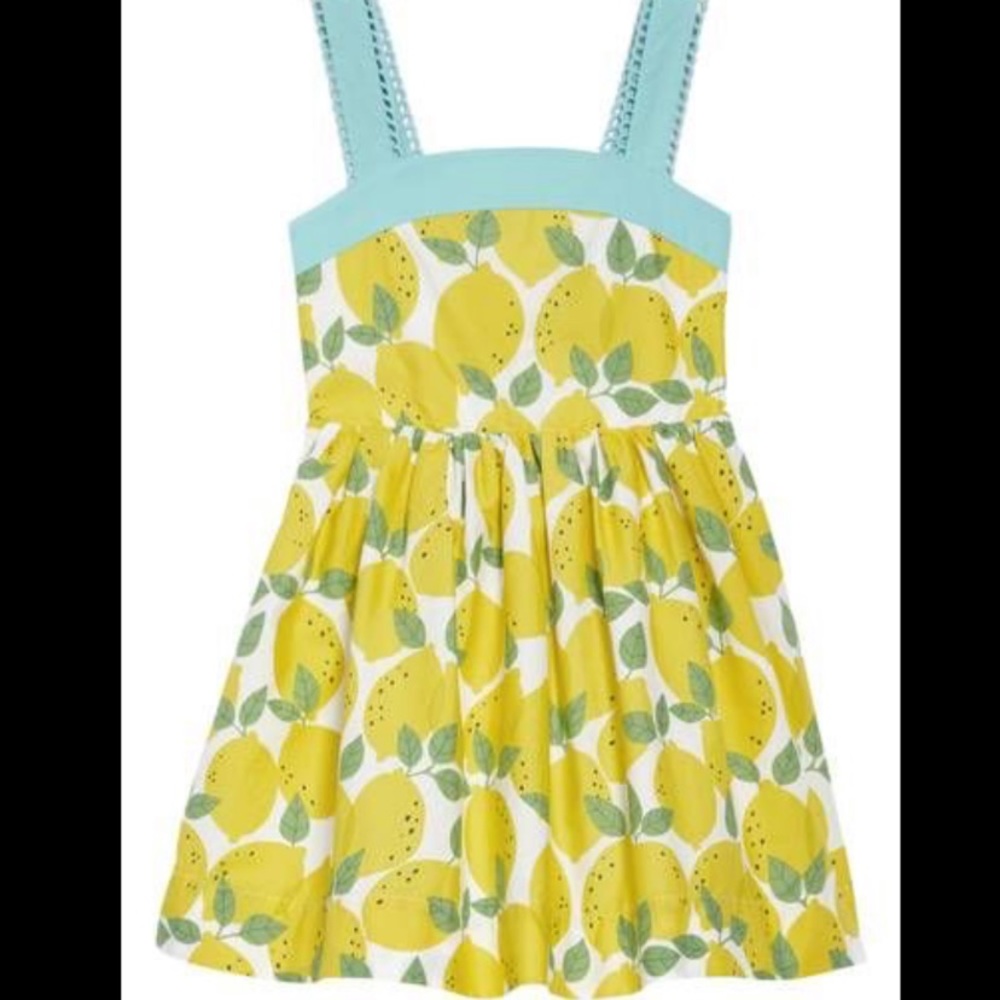 Mini Boden lemon dress
